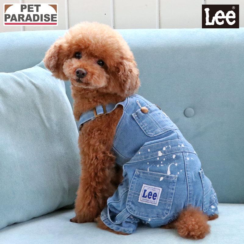 Lee（リー） 犬 服 春 ペイント デニム オーバーオール 小型犬
