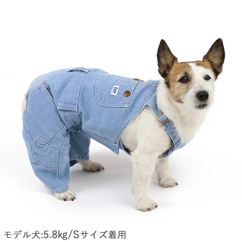 Lee（リー） 犬 服 春夏 オーバーオール 小型犬 ライトデニム | 猫