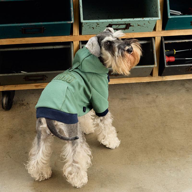 J.PRESS（J.プレス） 犬 服 春 エンボス ロゴ パーカー 小型犬