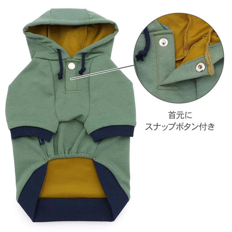 J.PRESS（J.プレス） 犬 服 春 エンボス ロゴ パーカー 中型犬 大型犬