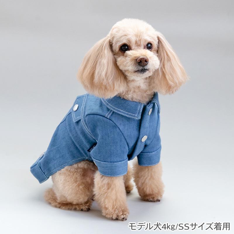 J.PRESS（J.プレス） 犬 服 春 デニム ジャケット 小型犬 | ブルー