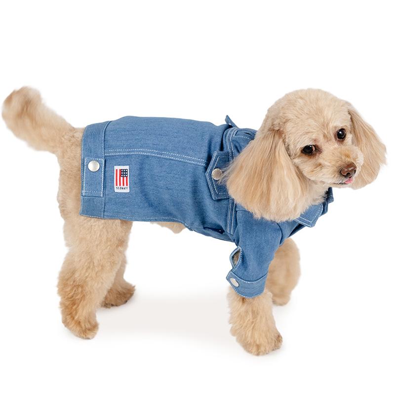 J.PRESS（J.プレス） 犬 服 春 デニム ジャケット 小型犬 | ブルー