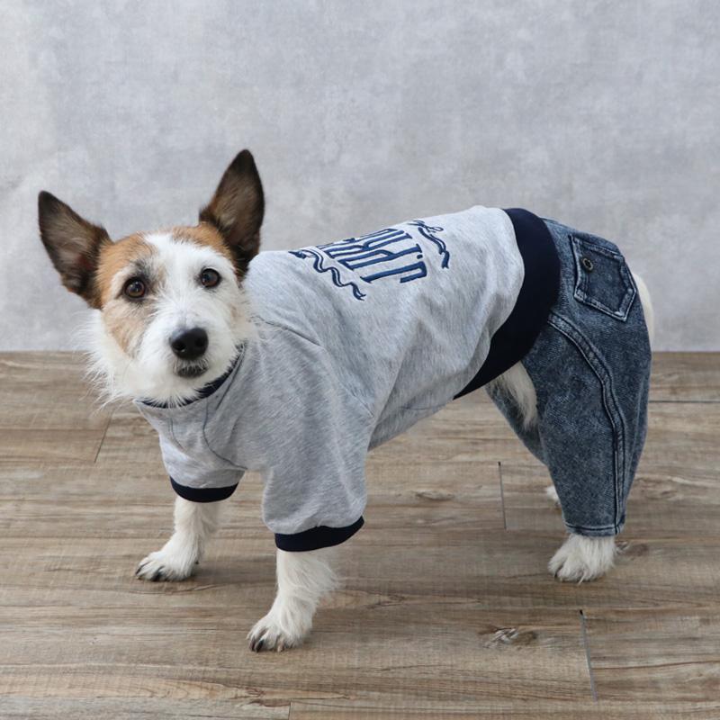 J.PRESS（J.プレス） 犬 服 春 デニム パンツ つなぎ 小型犬 | 春