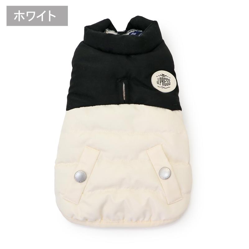 J.PRESS（J.プレス） 犬 服 秋 バイカラー ベスト 撥水加工 全2色