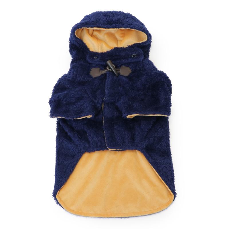 J.PRESS（J.プレス） 犬 服 秋 ボア ダッフル コート 保温 小型犬