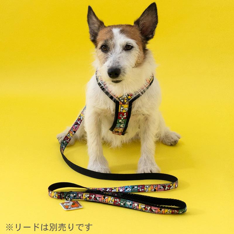 SNOOPY（スヌーピー） 75周年 犬 アクティブ ハーネス 反射 小型犬 S