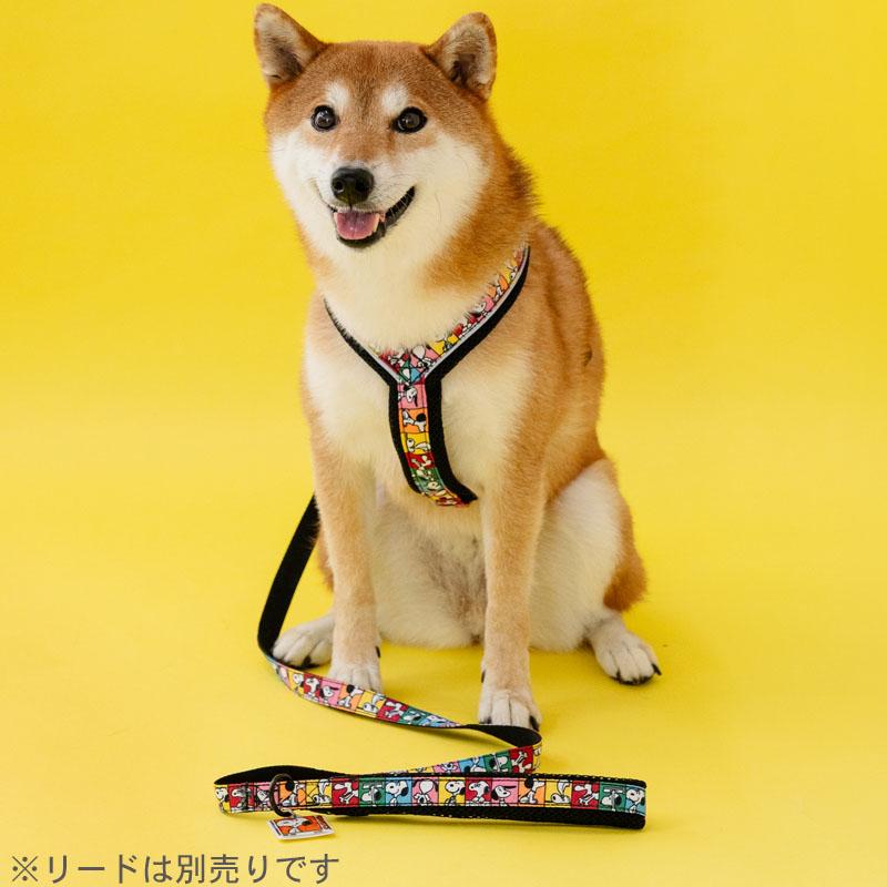 SNOOPY（スヌーピー） 75周年 犬 アクティブ ハーネス 反射 中型犬 SM