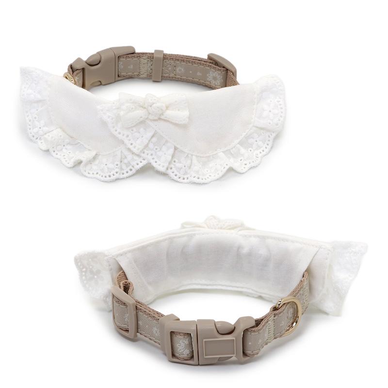 PET PARADISE（ペットパラダイス） 犬 首輪 秋 コットンレース 襟