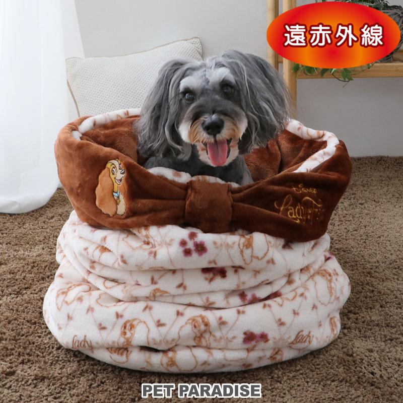 Disney（ディズニー） わんわん物語 レディ 犬 ベッド 遠赤外線 筒型