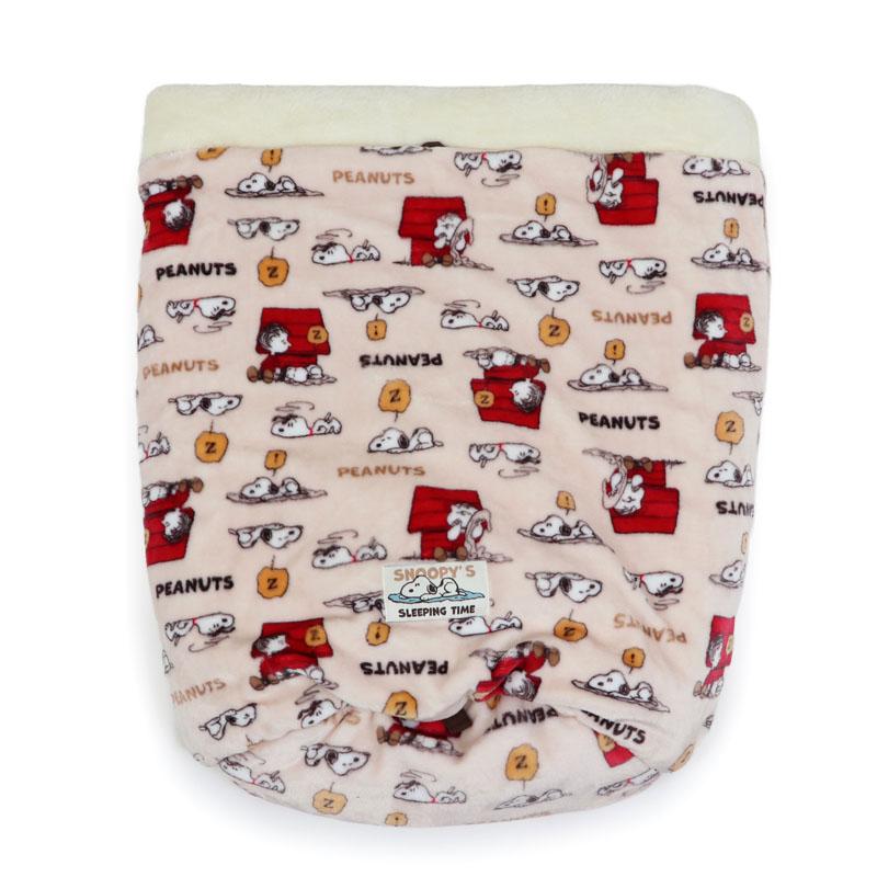 SNOOPY（スヌーピー） 犬 ベッド 秋 筒型 ボア 寝袋 遠赤外線 小型犬