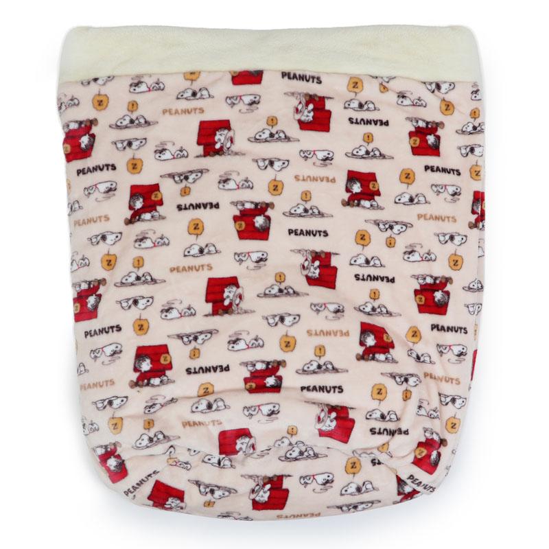 SNOOPY（スヌーピー） 犬 ベッド 秋 筒型 ボア 寝袋 遠赤外線 中型犬