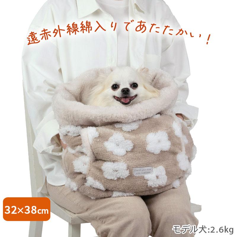 PET PARADISE（ペットパラダイス） 犬 ベッド 秋 お花 ボア 犬たんぽ