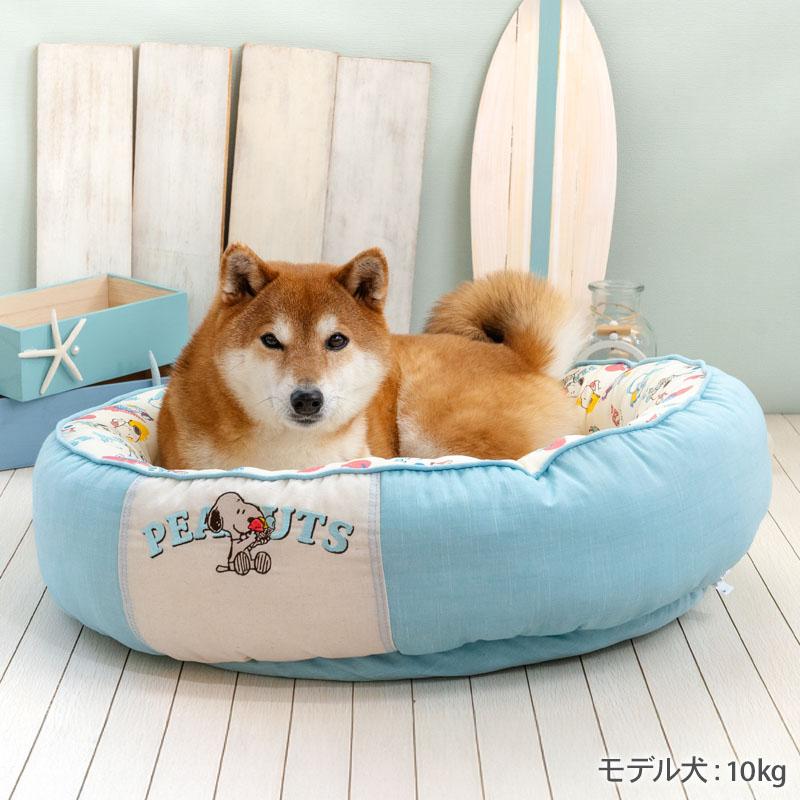 SNOOPY（スヌーピー） サマーセール 犬 クール ベッド 夏 （70cm