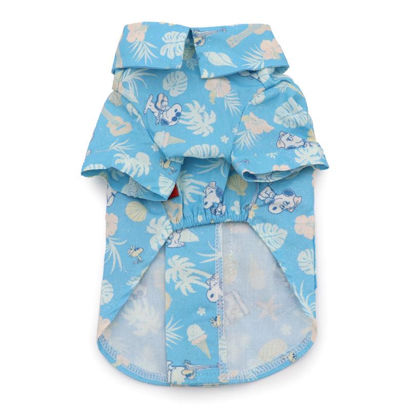 SNOOPY（スヌーピー） 犬 服 春 夏 リゾート シャツ 背中開き 着せ