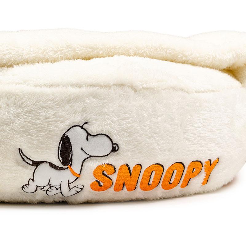 SNOOPY（スヌーピー） 犬 ベッド 冬用 てくてく 丸型 寝袋 （60cm