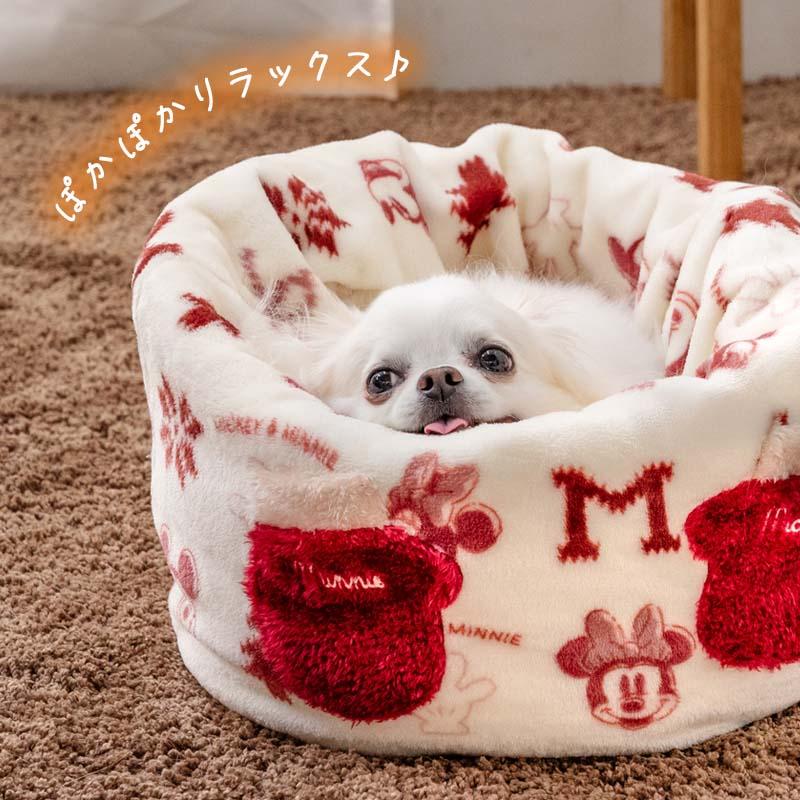 Disney（ディズニー） ミッキーマウス ミニーマウス 犬 ベッド 冬用