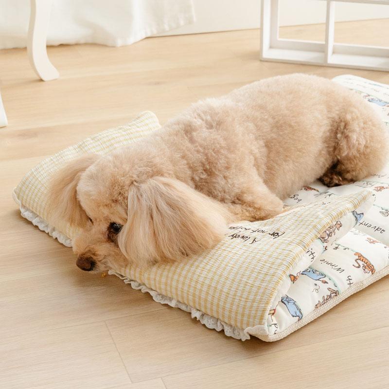Disney（ディズニー） くまのプーさん 犬 ペット クッション 夏用