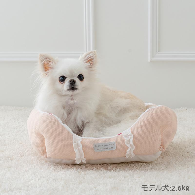 ミニオンティム犬ベッドソファボア小型犬|もこもこ介護あごのせペット