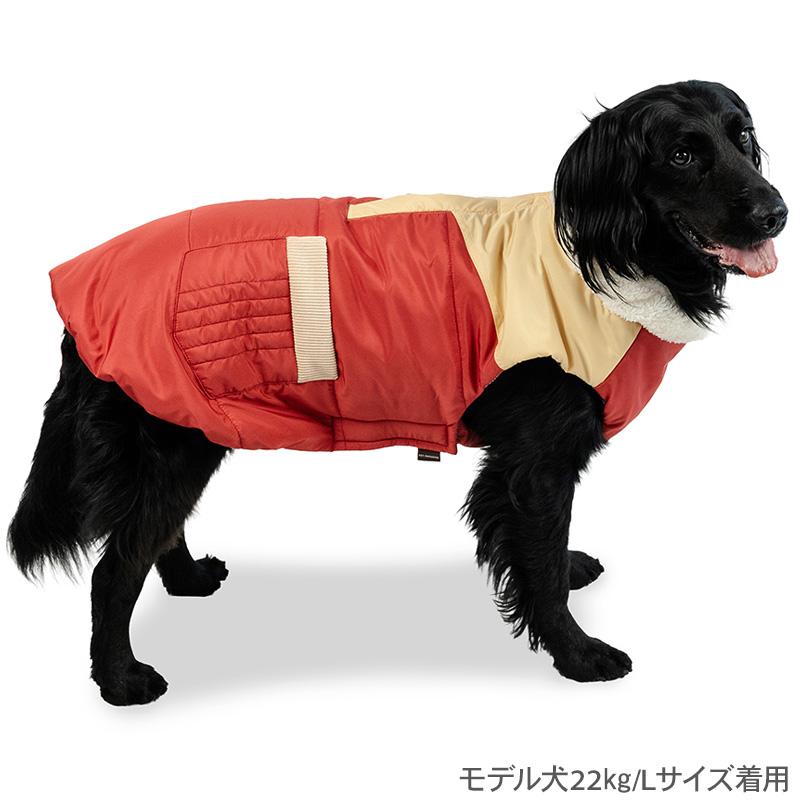 PET PARADISE（ペットパラダイス） 犬 服 冬 保温 エアベスト 赤 中型