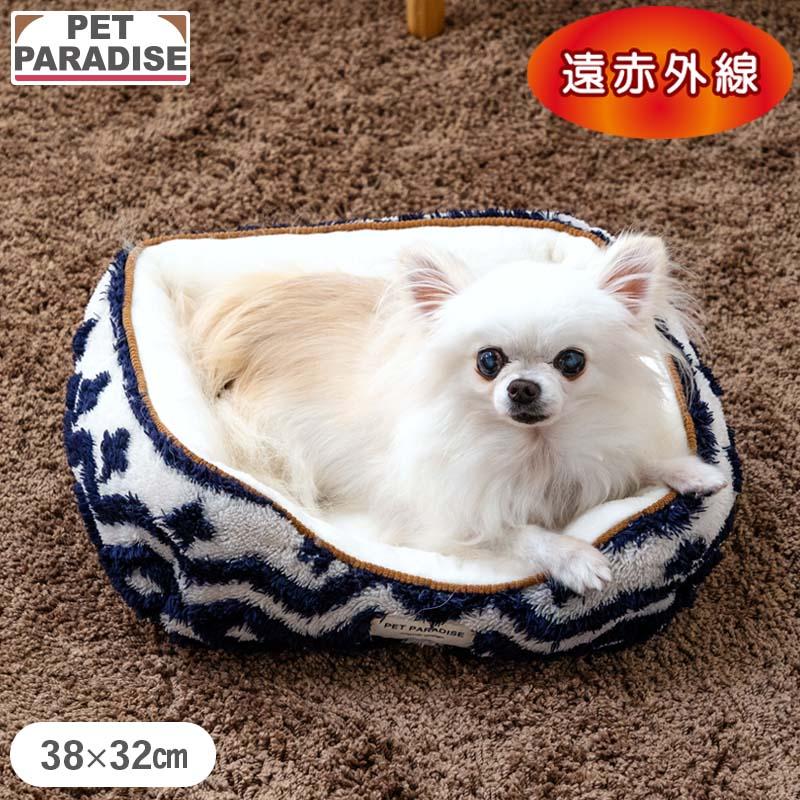 PET PARADISE（ペットパラダイス） 犬 ベッド 冬用 カントリー柄 ボア