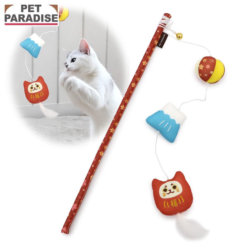PET PARADISE（ペットパラダイス） 猫 おもちゃ 和 だるま 猫じゃらし