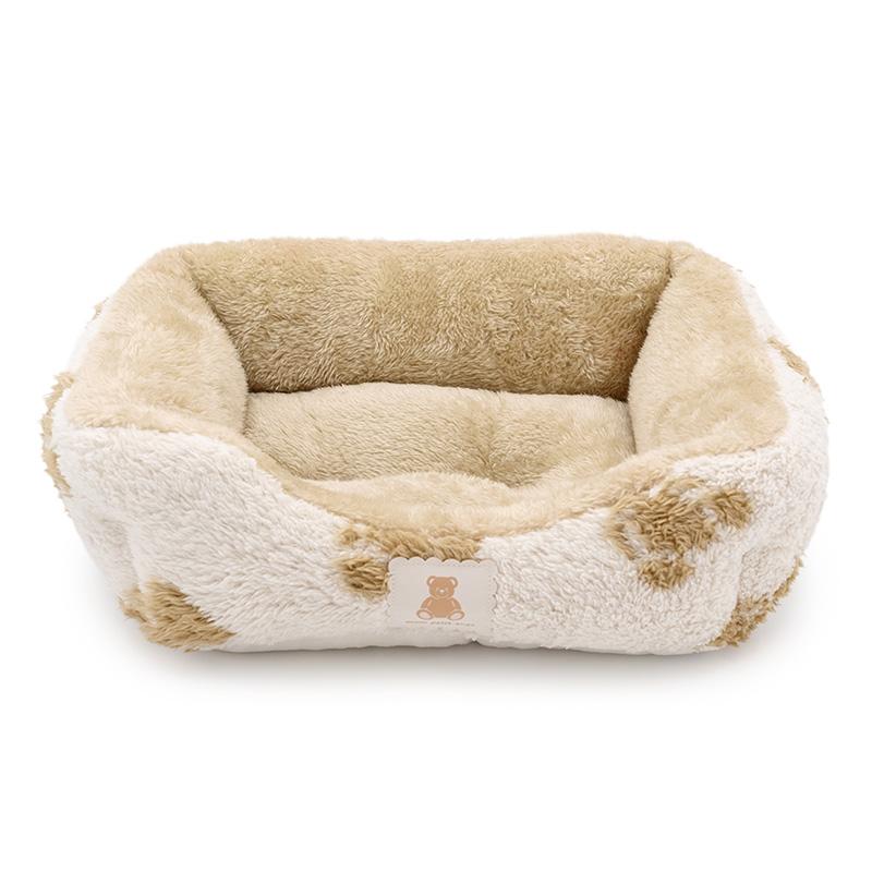 PET PARADISE（ペットパラダイス） 犬 ベッド 冬用 くまちゃん 織り柄