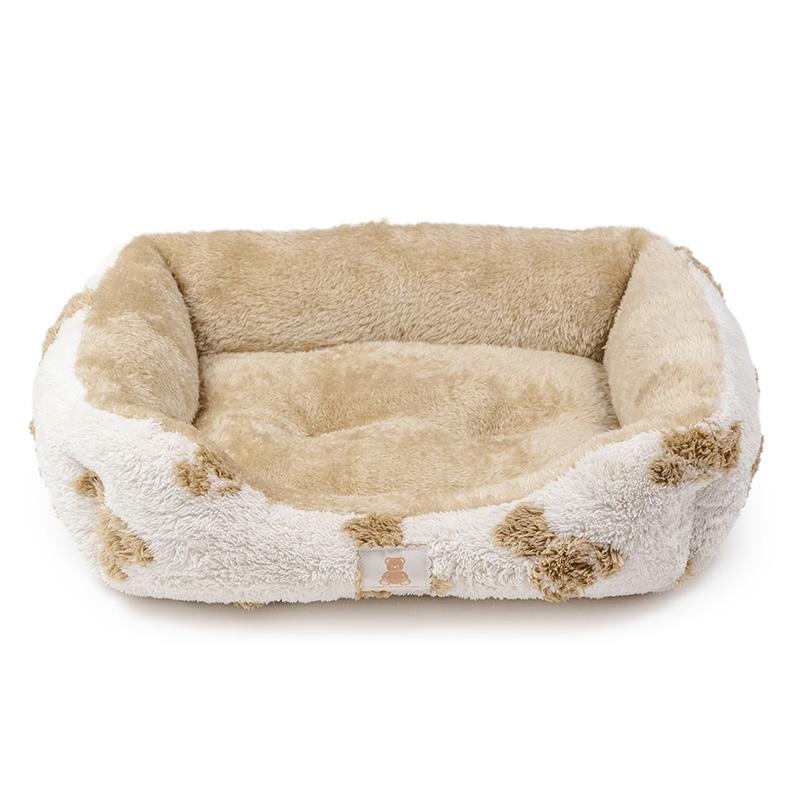 PET PARADISE（ペットパラダイス） 犬 ベッド 冬用 くまちゃん 織り柄