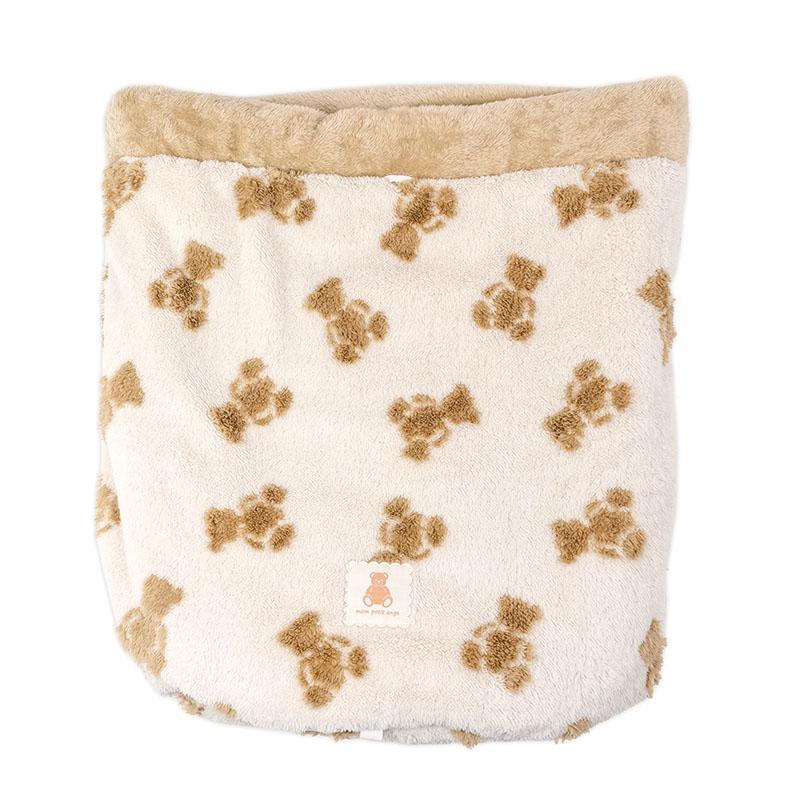 PET PARADISE（ペットパラダイス） 犬 ベッド 冬用 くまちゃん 織り柄