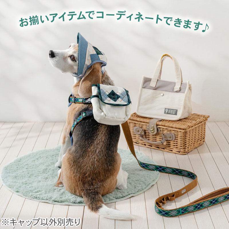 PET PARADISE（ペットパラダイス） 犬 服 夏 アーガイル柄 帽子 中型犬