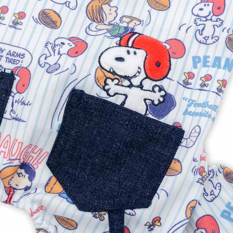 SNOOPY（スヌーピー） P5倍 犬 服 春 アメフト オーバーオール 小型犬