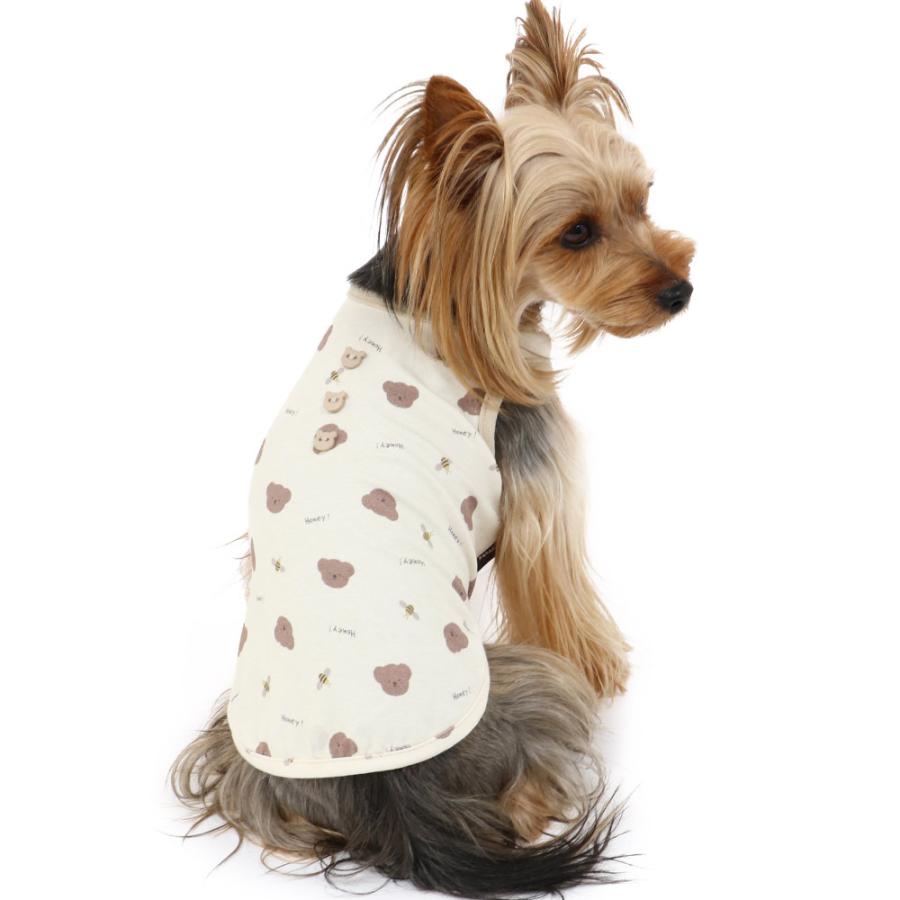 犬 服 ブランド おしゃれ 猫 小型犬 超小型犬 春 犬服 ペットウエア くま 総柄 タンクトップ 小型犬 メール便可 ペットパラダイス 通販 Paypayモール