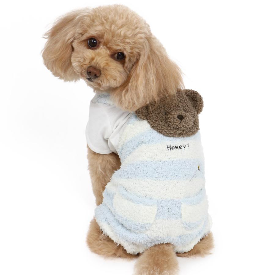 犬 服 ブランド おしゃれ もこもこ 春服 猫 小型犬 超小型犬 ペットウエア くまちゃん 顔 ロンパース 小型犬 メール便可 ペットパラダイス 通販 Paypayモール