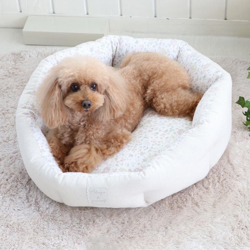 50 Off ペットベッド 犬 猫 洗える おしゃれ 小型犬 クッション付き 犬 ベッド 犬用ベッド ふかふか ナチュラル 花柄 カドラーベッド 55cm 月間送料無料 安いそれに目立つ Turningheadskennel Com
