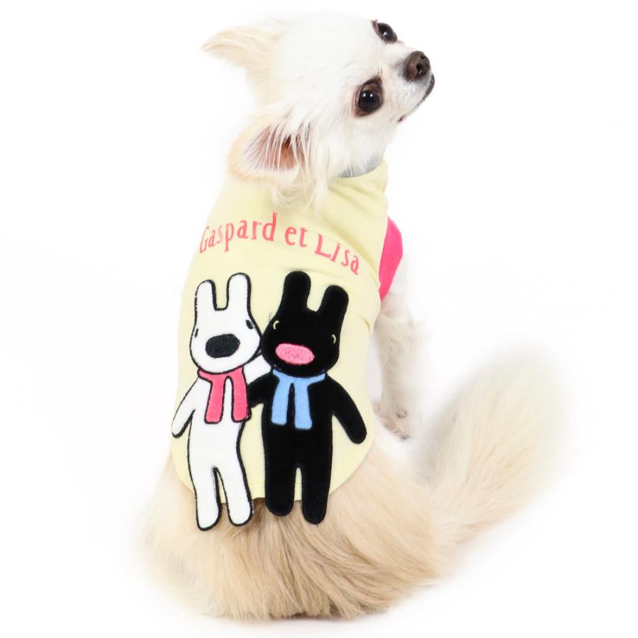 犬 服 ブランド 2点5 Off対象 おしゃれ 猫 小型犬 超小型犬 春 犬服 ペットウエア リサとガスパール はみだし ｔシャツ 二人柄 小型犬 メール便可 ペットパラダイス 通販 Paypayモール
