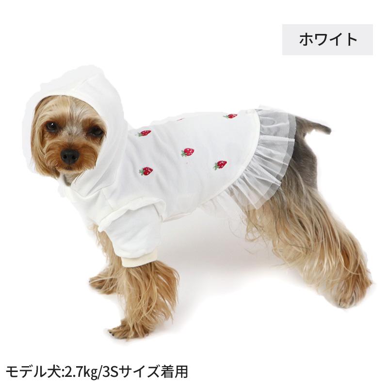 PET PARADISE（ペットパラダイス） 犬 服 冬 セール パーカー 苺柄