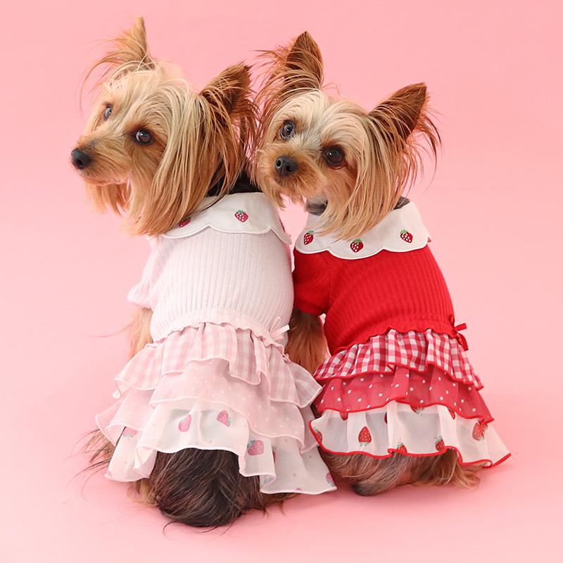 PET PARADISE（ペットパラダイス） 犬 服 春夏 ワンピース 小型犬 苺