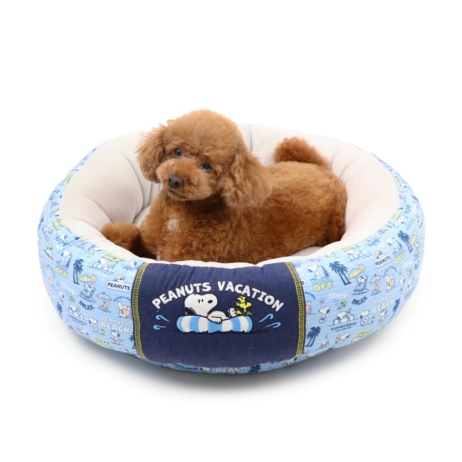 SNOOPY（スヌーピー） 犬 ベッド クール 夏 スヌーピーカドラー 小型犬