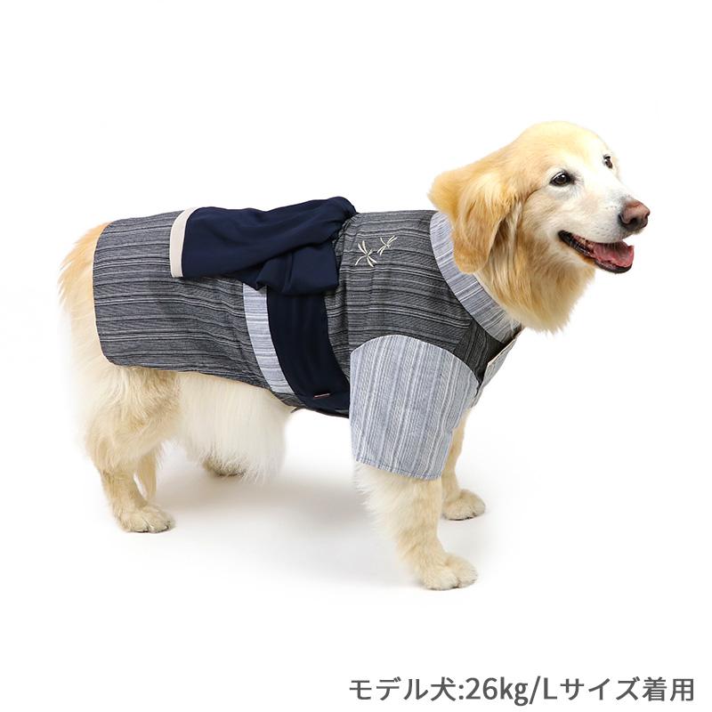 PET PARADISE 犬 服 夏 浴衣 中型犬 大型犬 とんぼ刺繍 | 男の子