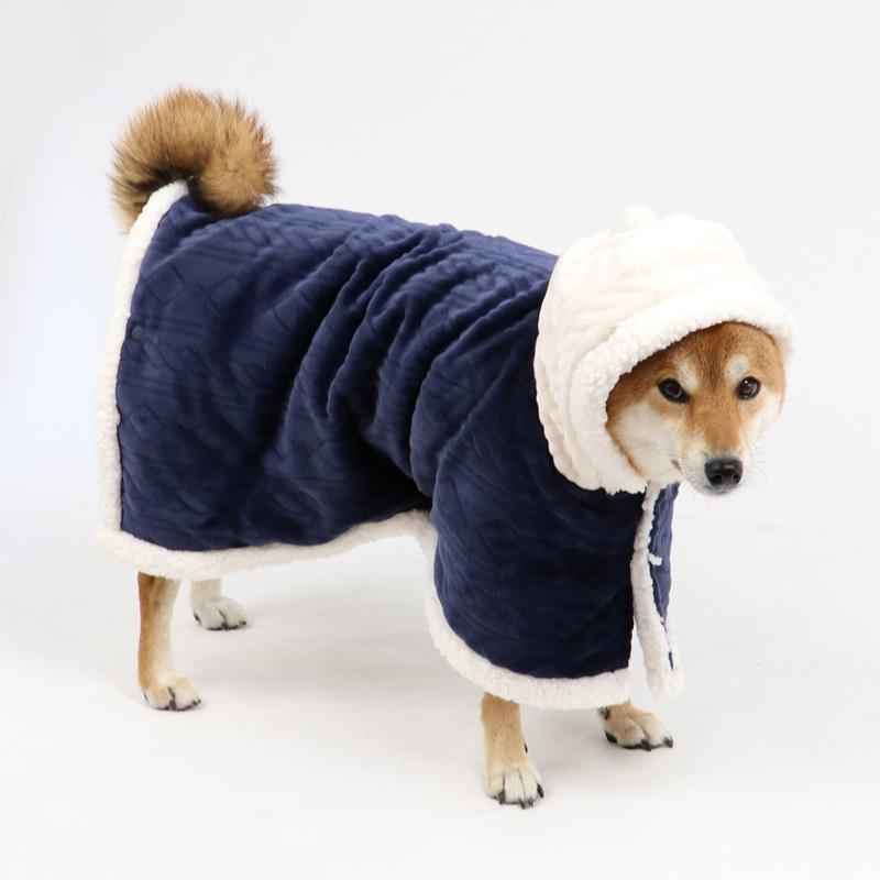 犬 服 冬用 ペットパラダイス 編み柄 着る毛布 中 大型犬 中型犬 大型犬 暖かい あったか 保温 防寒 もこもこ ふわふわ ペットパラダイス 通販 Paypayモール