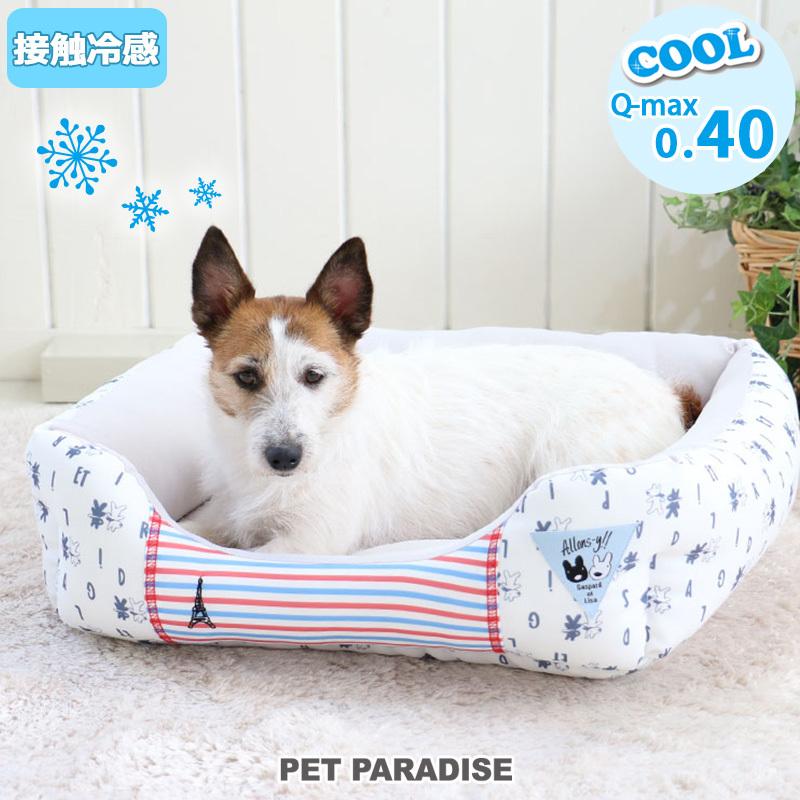 犬 ベッド 猫 ベッド ペットベッド 夏用 洗える おしゃれ 冷感 クール 丈夫 リサとガスパール カドラー 57 45cm ロゴ柄 月間送料無料 ペットパラダイス 通販 Yahoo ショッピング