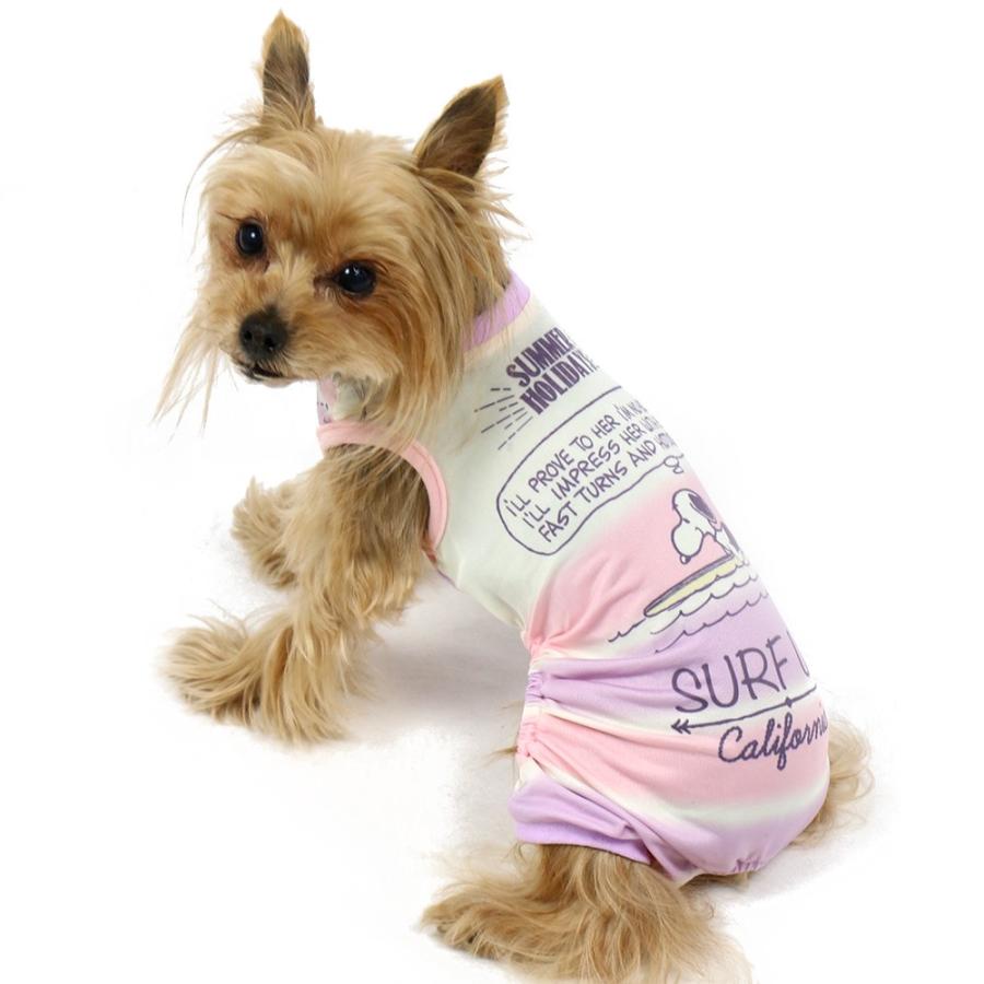 犬服 犬 服 夏 セール アウトレット 訳あり商品 小型犬 スヌーピー クール 接触冷感 サーフ ロンパース つなぎ ペット用品 メール便可 返品不可 ペットパラダイス 通販 Paypayモール