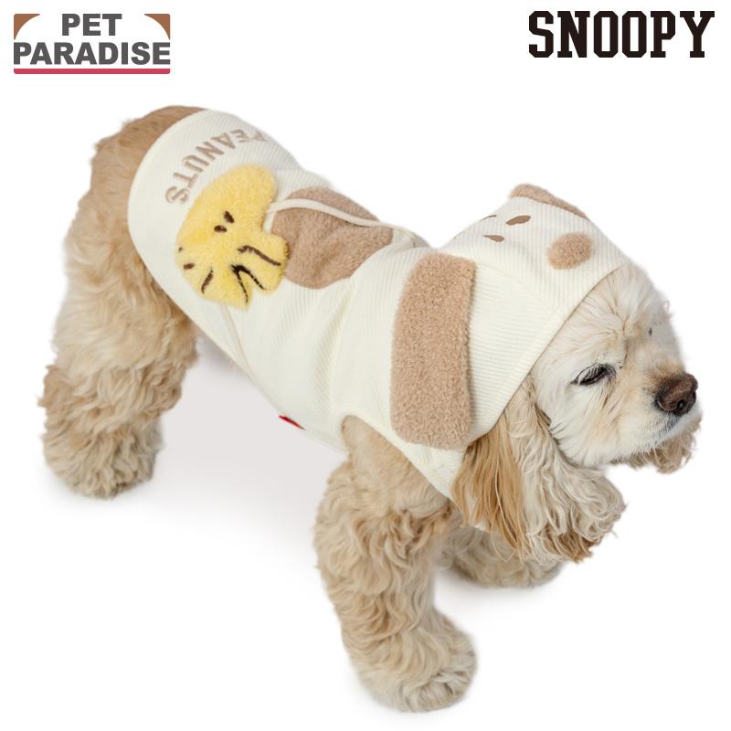 SNOOPY スヌーピー 犬 服 秋 仲良し パーカー 中型犬 SM