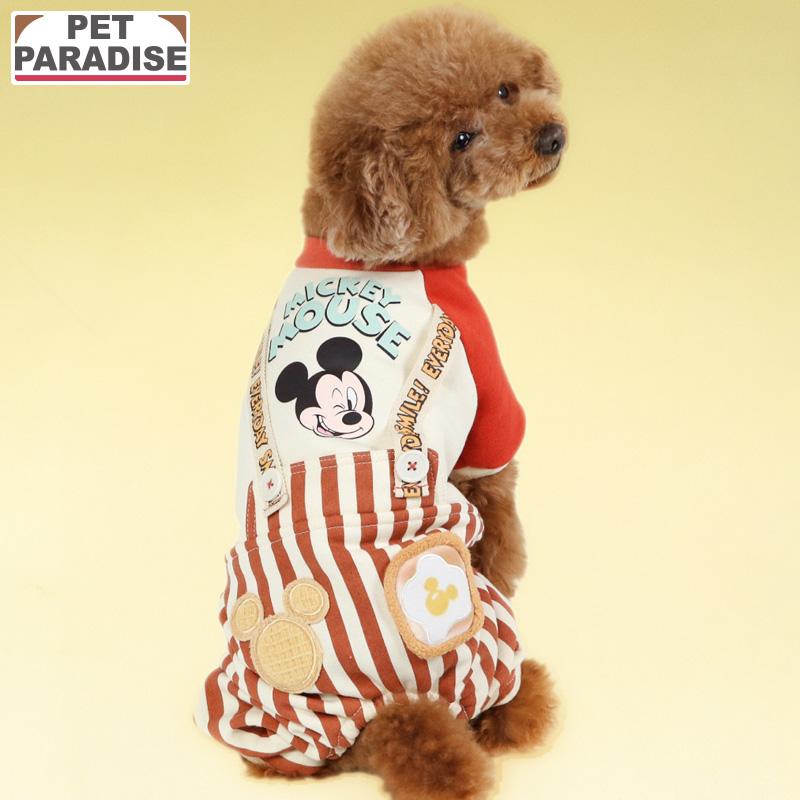 Disney（ディズニー） ミッキーマウス 犬 服 春 ストライプ柄 パンツ