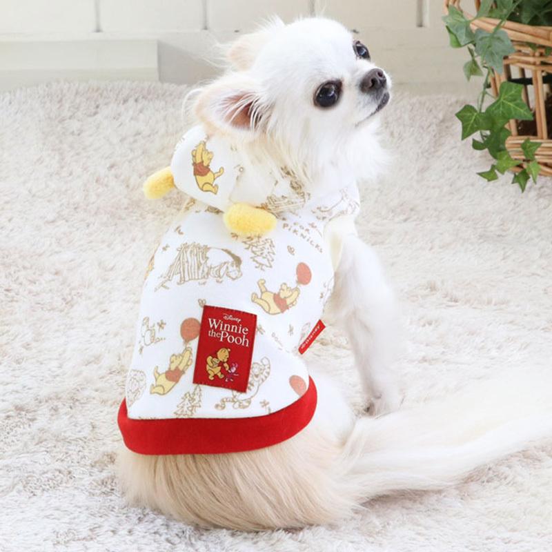 犬 服 おしゃれ セール ブランド ディズニー 暖かい 春 秋冬 裏起毛 猫 小型犬 超小型犬 くまのプーさん １００エーカー パーカー メール便可 返品不可 ペットパラダイス 通販 Yahoo ショッピング
