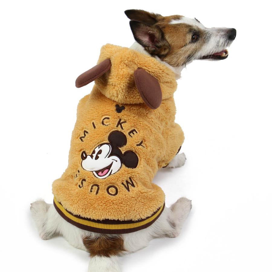 Disney（ディズニー） 犬 服 秋冬 パーカー ミッキー 〔小型犬