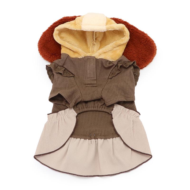 Disney 犬 服 秋冬 セール パーカー ディズニー レディ 〔小型犬