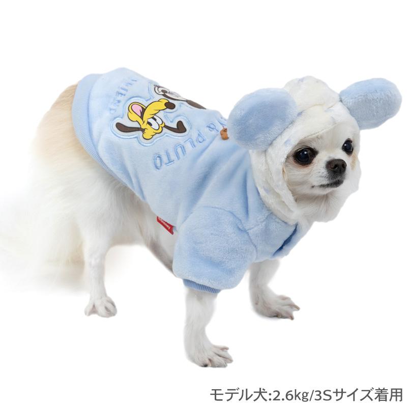 Disney（ディズニー） ミッキー 犬 服 秋 ボア パーカー 小型犬 | 保温