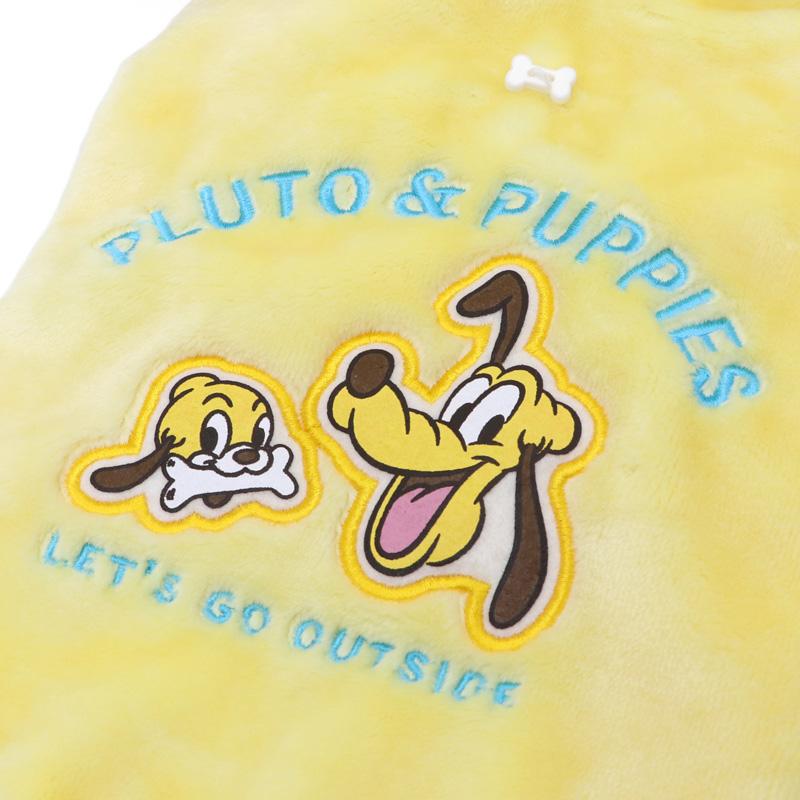 Disney（ディズニー） プルート ミッキー 犬 服 秋 ボア パーカー 小型
