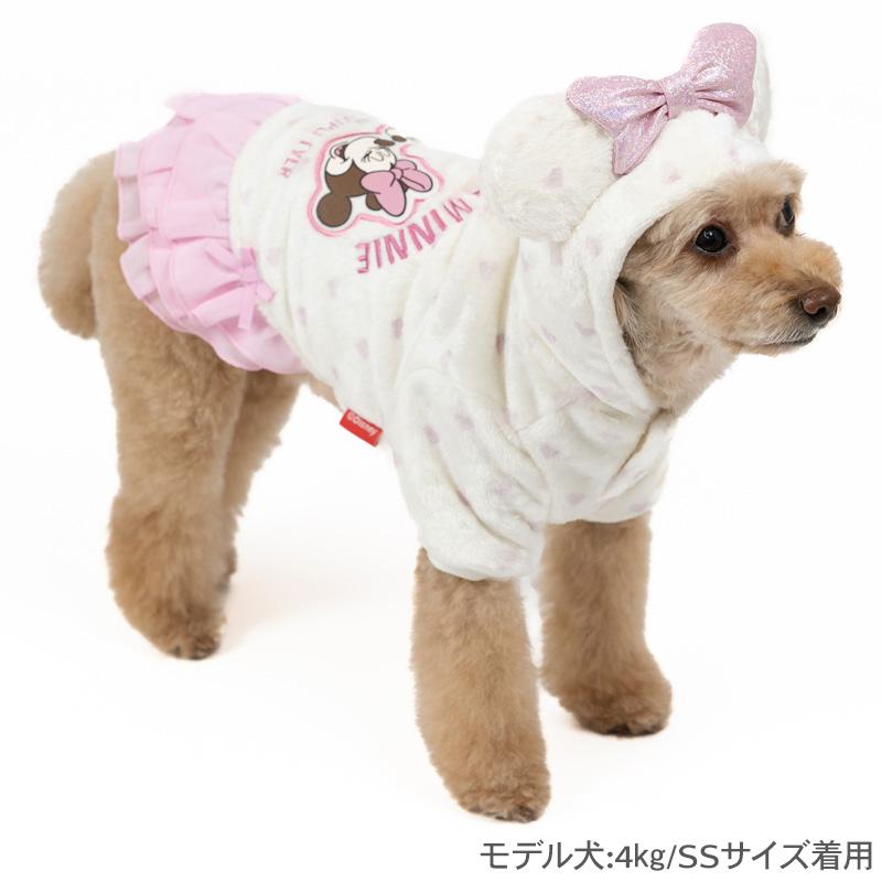 Disney（ディズニー） ミニー 犬 服 秋 ボア パーカー 小型犬 | 保温