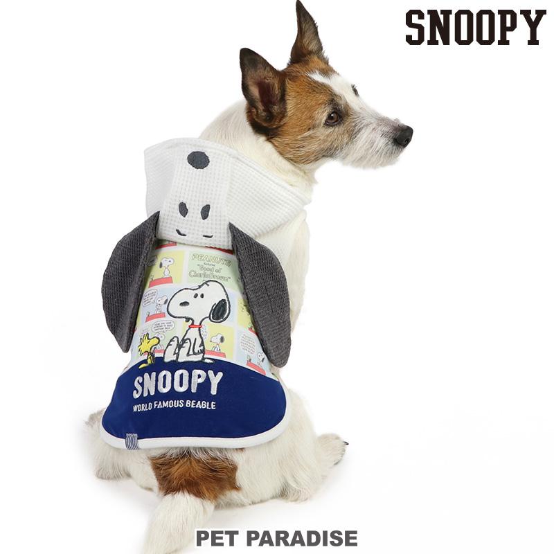 SNOOPY（スヌーピー） 犬 服 春夏 パーカー 小型犬 コミック柄 耳付き